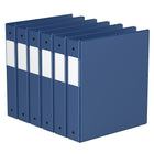 Davis Group Super économie, Reliure à anneaux ronds 1.5 po, paquet de 6 – Bleu Royal-3 Reliure À Anneaux