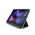 Étui JCPal DuraPro avec porte-crayon pour iPad Pro 11" (Modèle 2021) - Vert Minuit-Vert Minuit, Résistant aux chocs