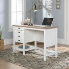 Sauder 47"W La Collection Cottage Road Bureau - Finition Soft White-  Fini sur toutes les faces pour un placement polyvalent dans toute la maison