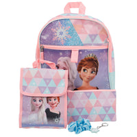 Bioworld Ensemble de sac à dos 5 pièces - 16 po - Frozen Elsa Anna-Licence officielle: Cette marchandise Minnie Mouse est 100 % authentique, ce qui en fait le cadeau idéal pour les fans et les collectionneurs!