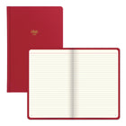 Letts - Cahier de notes Icon - 7-5/8" x 5" - Rouge-Reliure cousue