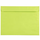 JAM Paper - Enveloppes Colourées pour catalogue de livrets 9 x 12 - Vert lime ultra - paquet de 50-Enveloppe vert lime