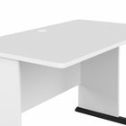 Bush Business Furniture - Bureau de jeu 48 po l Studio A - blanc/blanc-Conçu judicieusement pour un maximum de stabilite, le bureau de jeu est offert avec du materiel de fixation murale
