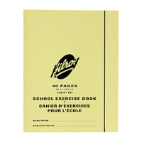 Hilroy - Cahier scolaire d'exercices - 9 1/8 po 7 1/8 po - non ligné - 40 pages - 20 feuilles - paquet de 25-Cahier d'écriture à reliure cousue idéal pour l'école primaire et la maison