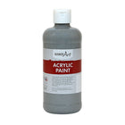 Handy Art - Peinture acrylique pour élève, gris, 16 oz (RPC101105)-À utiliser sur la plupart des surfaces : papier, tissu, bois, plastique, verre, carton, métal et toile.