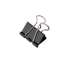 ACCO - Pinces à reliure pliables - moyennes (1 5/8 po) - capacité de 5/8 po - noires - paquet de 12-La fabrication en acier trempé offre une tenue extra solide