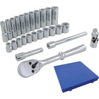 Ens. 26 douilles standard 3/8 po, 6 pans-1