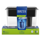 Pichet de filtration d'eau Brita UltraMax avec 1 filtre Longlast - 27 tasses, noir-Pichet d'eau 27 tasses Pichet de filtration d'eau Ultramax très grand de 27 tasses, peu encombrant, avec un filtre Longlast