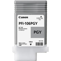 Canon – Réservoir d'encre photo grise PFI-106 (130 ml) pour IPF6300 / 6400 / 6450-Gris