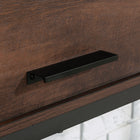 Sauder - La Collection Briarbrook Surmeuble - Finition Barrel Oak-Rangement ouvert. Deux tablettes reglables.