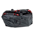 Drive Medical - Déambulateur de voyage pliant de luxe, équipé de roues de 5 pouces et de pieds escamotables-Se plie facilement sans outil à mi-format d’un déambulateur traditionnel et se range dans une sacoche « Ready Set Go » (À vos marques, prêts, partez !)