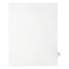 Mark Maker – Onglets séparateurs juridiques blancs, 1/15 onglets, format lettre, sans trous, lettre M, 25/paquet-Onglets séparateurs blancs, 1/15 onglets
