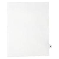 Mark Maker – Onglets séparateurs juridiques blancs, 1/15 onglets, format lettre, sans trous, lettre M, 25/paquet-Onglets séparateurs blancs, 1/15 onglets