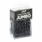 JAM PAPER - Trombone Geant Colore 2", Gris, 2 Paquets de 75-Taille : 2 pouces (grand/jumbo)