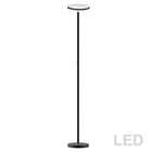Torchère DEL 30W, fin noir satiné (701LEDF-SB)-1
