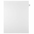 Mark Maker – Onglets séparateurs juridiques blancs, 1/15 onglets, format lettre, sans trous, numéro 182, 25/paquet-Onglets séparateurs blancs, 1/15 onglets