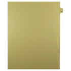 Mark Maker – Onglets séparateurs juridiques beiges, 1/25 onglets, format lettre, sans trous, numéro 178, 25/paquet-Onglets séparateurs beiges, 1/25 onglets