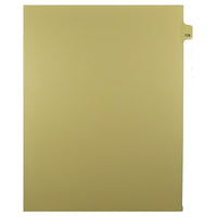 Mark Maker – Onglets séparateurs juridiques beiges, 1/25 onglets, format lettre, sans trous, numéro 178, 25/paquet-Onglets séparateurs beiges, 1/25 onglets