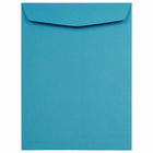 JAM Paper - Enveloppes colourées pour catalogue ouvert - 9" x 12" - Bleu recyclé - Paquet de 50-Couleur bleue