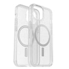 OtterBox - Étui Symmetry Clear MagSafe Stardust pour iPhone 16E/15/14/13-Couvre-ports Bloc de la poussière et de la saleté