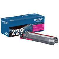 Brother - authentique TN229M Cartouche de toner magenta à rendement standard-Impression laser de qualité supérieure. Les cartouches de toner authentiques de Brother produisent des impressions laser de première qualité, aux couleurs nettes et vives, qui ne se décolorent pas et ne comportent pas de bavures.