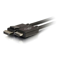 C2G – Câble DisplayPort mâle vers HDMI mâle, 6 pi, noir (54326)-Appareil pris en charge : appareil audio/vidéo