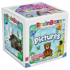 The Green Board Games - Brainbox - Des photos-Défi cérébral de dix minutes : les joueurs étudient le côté images et faits de la carte pendant 10 secondes, puis retournent de l'autre côté pour voir à combien de questions ils peuvent répondre.
