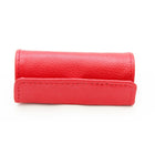 Designer Ashlin Étui pour rouge à lèvres Skylar, miroir silicone de vache Toscane Rouge-4