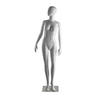 Eddie's - Mannequin féminin abstrait avec regard latéral - Blanc (150516-1)-Mannequin féminin abstrait avec regard latéral
