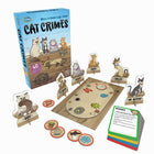 ThinkFun Crimes de Chats - Anglais-Le crime pour chat dispose d'un style de puzzle familier où les joueurs doivent utiliser un raisonnement séquentiel pour déterminer l'ordre final et le placement des chats autour de la table.
