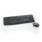 Verbatim - Souris et clavier sans fil silencieux, noir (99779)-Souris et clavier réellement silencieux grâce à la technologie Silent, aux touches à clics silencieux et aux revêtements de caoutchouc