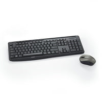 Verbatim - Souris et clavier sans fil silencieux, noir (99779)-Souris et clavier réellement silencieux grâce à la technologie Silent, aux touches à clics silencieux et aux revêtements de caoutchouc