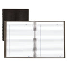 Blueline® - Cahier Notepro à couverture rigide, 10-3/4 po x 8-1/2 po, noir genre lézard, 150 pages-La durabilité d'une couverture rigide et la flexibilité d'une reliure spiralée
