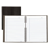 Blueline® - Cahier Notepro à couverture rigide, 10-3/4 po x 8-1/2 po, noir genre lézard, 150 pages-La durabilité d'une couverture rigide et la flexibilité d'une reliure spiralée
