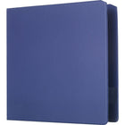 Staples® – Reliure standard avec porte-étiquette et anneaux en D, 3 po, bleu-Les anneaux en D sont dotés d'une plus grande capacité de feuilles que les anneaux ronds de la même grandeur