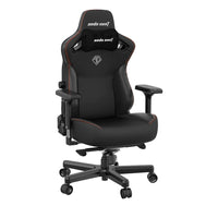 Anda Seat - Kaiser 3 Premium Chaise de Gaming de taille XL - Noir-Le support lombaire adaptatif à 4 directions intégré s'adapte à votre colonne vertébrale pour un soutien ergonomique