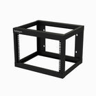 StarTech - Rack mural 6U 18 po de profondeur à cadre ouvert-Ce support mural 6U à cadre ouvert offre 6U de rangement, ce qui vous permet de gagner de l’espace et de rester organisé