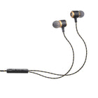 General Supply Goods + Co - Écouteurs intra-auriculaires filaires USB-C métalliques avec étui - Noir-Écouteurs intra-auriculaires