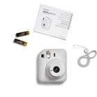 FujiFilm - Appareil instantané Instax Mini 12 - Blanc argile-Contrôle automatique de l'exposition et du flash