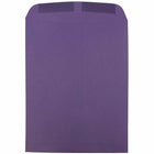 JAM Paper Enveloppes ouvertes au bout avec fermeture gommée, 9 x 12 po, violet foncé, 1000/paquet-Taille : 9 x 12 po