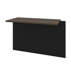 Bestar Connexion Pont pour bureau - Antigua & Noir-Surface de travail de 2,5 cm (1 po ) de qualité commerciale au fini mélamine résistant aux éraflures, aux taches et à l‘usure