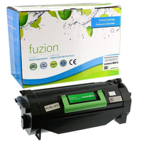 fuzion - Lexmark 521X (52D1X00) Cartouche De Toner Compatible - Rendement Haut - Noir-Couleur d'encre: Noir
