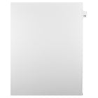 Markmaker - Intercalaires imprimes Legal, Blanc, 1/25th coupe, format lettre, sans trous, 25 tabs/PQT, 5 PQT/Boite, Numero 178-Intercalaires imprimes Legal