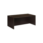 Office Star - Coquille de bureau 71 po de la collection Napa, fini espresso-Avec dessus et panneaux d'extrémité de 1 po, et panneaux de modestie de 5/8 po
