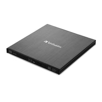 Verbatim – Graveur Blu-ray externe ultramince (70102)-Lecture et gravure de CD, DVD et disques Blu-ray en tout temps et tout lieu - accessoire de portatif idéal