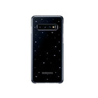 Samsung – Couverture arrière à DEL pour Galaxy S10, bleu noir-Couverture à DEL avec minuterie intégrée