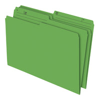 Staples – Chemises de classement de couleur, format légal, 8 1/2 x 14 po, vert, paquet de 100-Créez des codes couleur pour un accès facile à vos dossiers