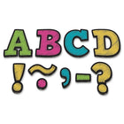Teacher Created Resources Chalkboard Brights 3" lettres magnétiques, paquet de 67-Chaque lettre mesure environ 3"