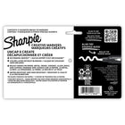 Sharpie - Marqueurs Creative - pointe pinceau - couleurs variées - Paquet de 5-Ne traverse pas le papier