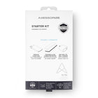 AXS - Ensemble de depart, etui transparent teste contre les chutes, protecteur d'ecran et chargeur 20W pour iPhone 13-etui resistant aux chutes avec des poches d'air absorbant les chocs